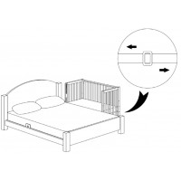 Система кріплення приставного ліжечка Верес (колір: білий)