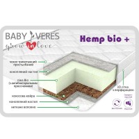 Матрац Baby Veres Hemp Bio + (120*60*12 см)