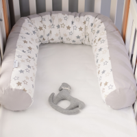 Подушка для годування Baby Veres Comfort Long stars white-gray (170*52)