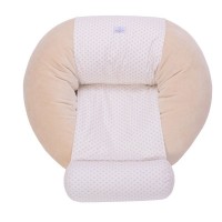 Подушка для годування Baby Veres Comfort Lux Velour stars beige (200*75)