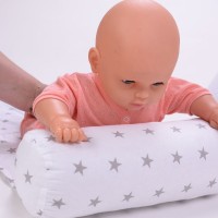 Подушка для годування Baby Veres Comfort Lux Velour stars grey (200*75)