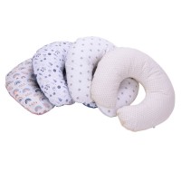 Подушка для годування Baby Veres Comfort Velour stars grey (150*57)