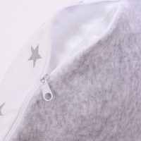 Подушка для годування Baby Veres Comfort Velour stars grey (150*57)