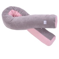 Подушка для годування Baby Veres Comfort Long Velour taupe-rose (170*52)