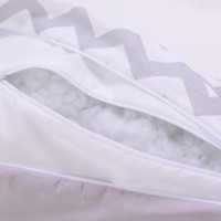 Подушка для годування Baby Veres Comfort Long Velour zigzag gray (170*52)