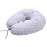 Подушка для годування Baby Veres Soft white-grey (165*70)