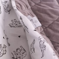 Постільний комплект Baby Veres Velour Graphic animals (5 од.)