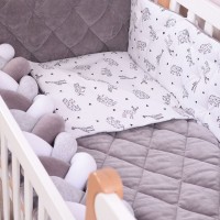 Постільний комплект Baby Veres Velour Graphic animals (5 од.)