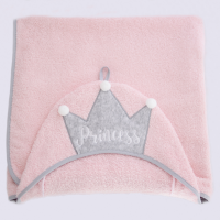 Рушник-куточок після купання Baby Veres "Princess pink" (80*120 см)