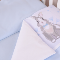 Змінний постільний комплект Baby Veres "Summer Bunny blue" (3 од.)